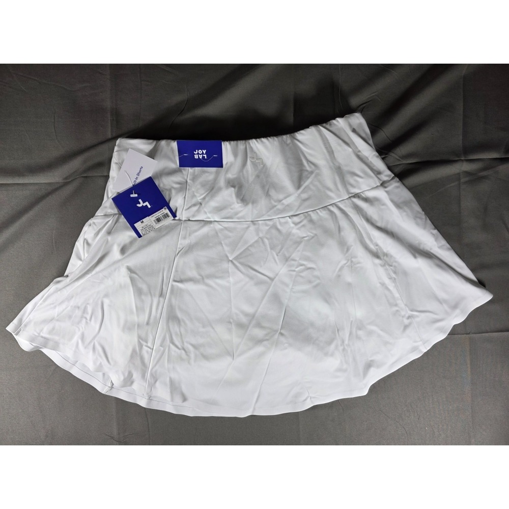 Joy Lab Women's High Rise Flowy Skort True White Size M NWT